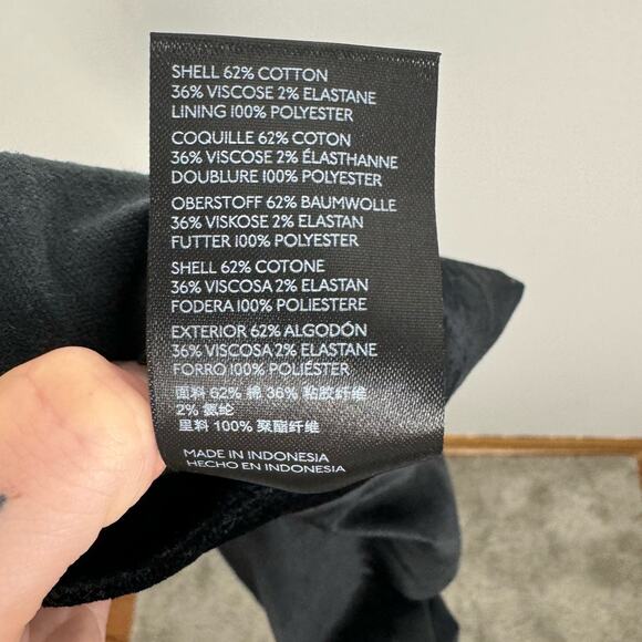 Free People Pants Size 10 Black Velvet Flare Walk With You Trousers Wide Leg - Picture 10 of 11